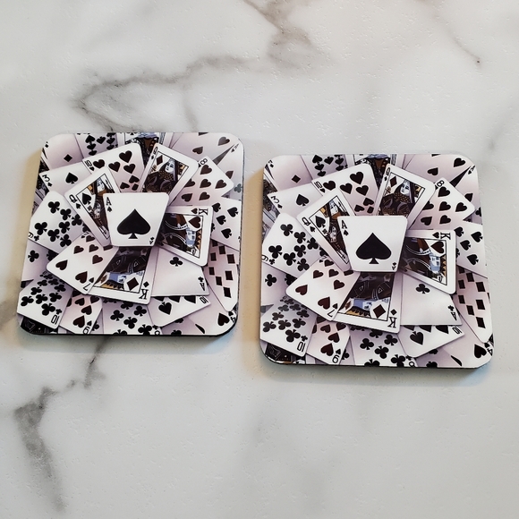 Deck of Cards 2 Pack Coasters - Picture 4 of 4